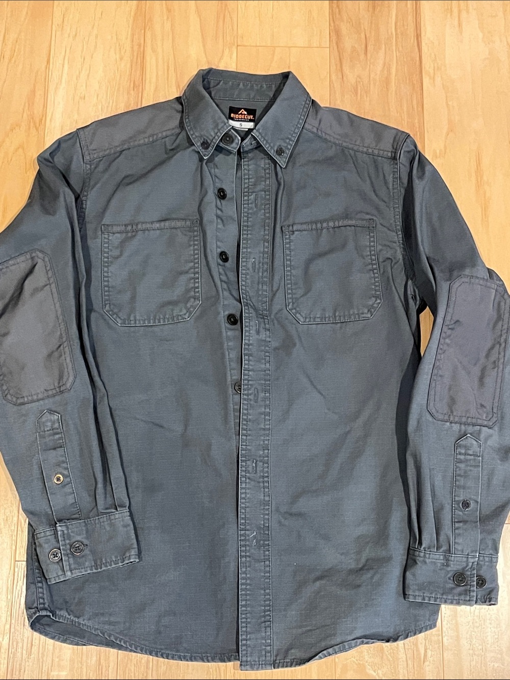 Ridgecut Men's Slate Gray Utility Button-Down Shirt
